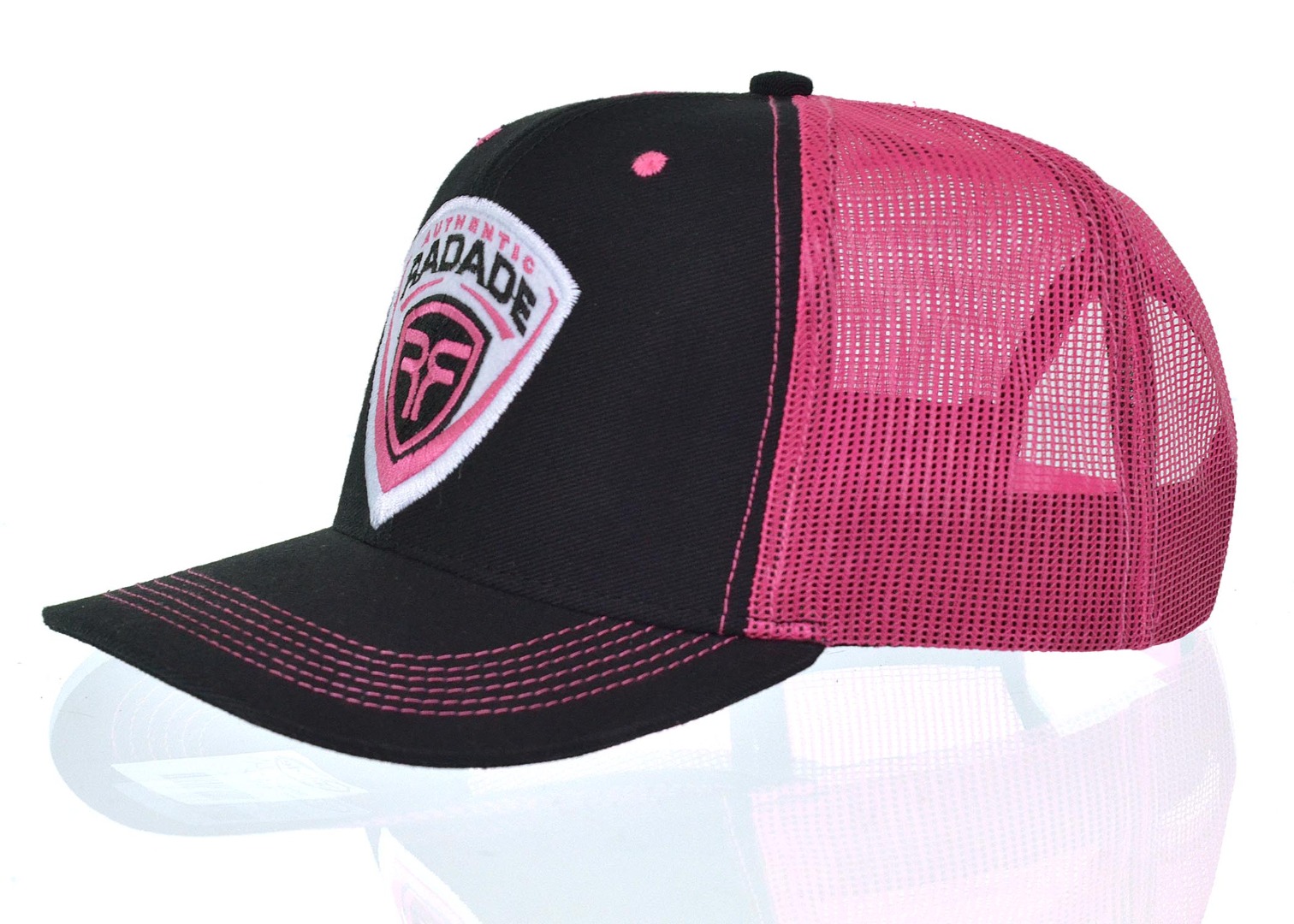 Boné Radade cor Preto com tela Pink - 8241