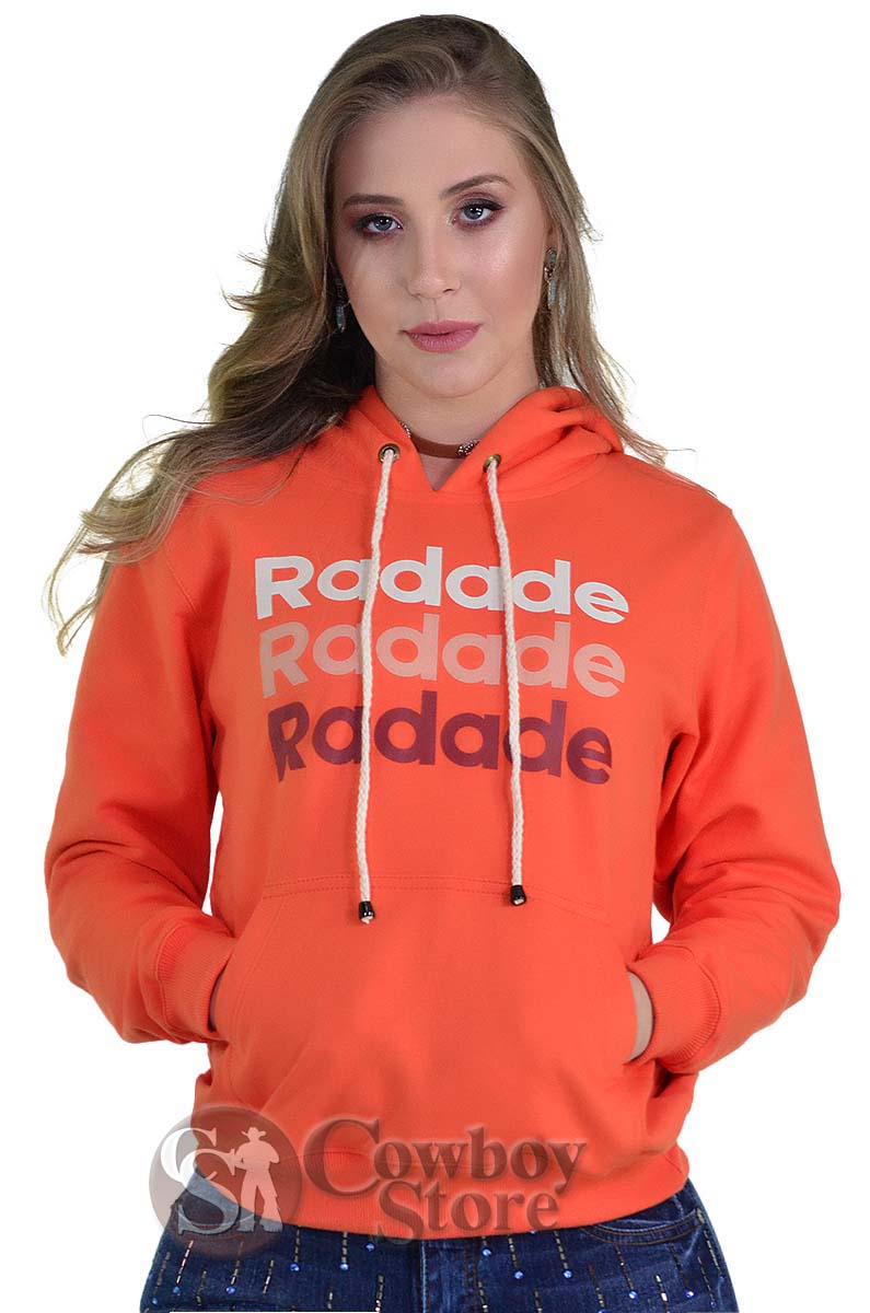 Moletom Feminino Radade RDE Laranja - 1388